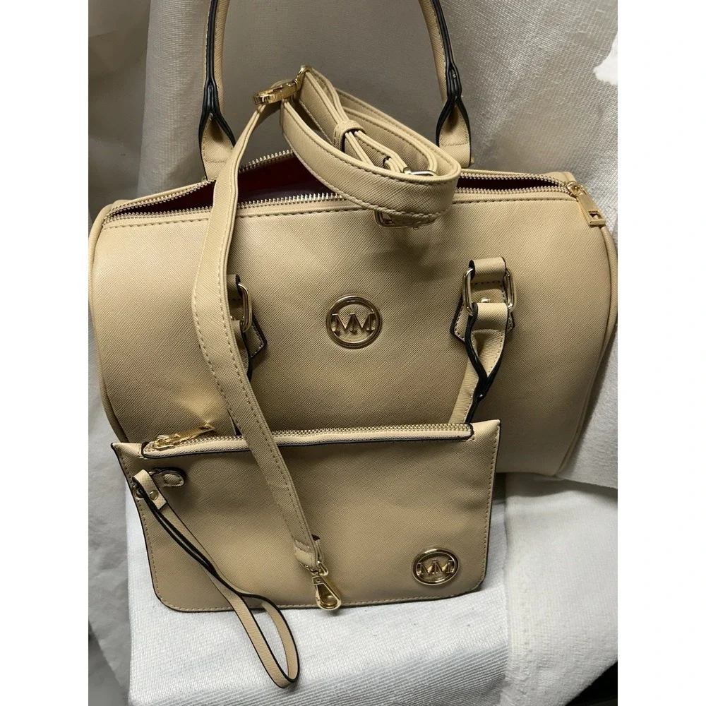 Marilyn Monroe Double Handle Strap Nude Vegan Never Used
